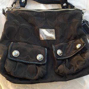 Coach Black Messenger Bag